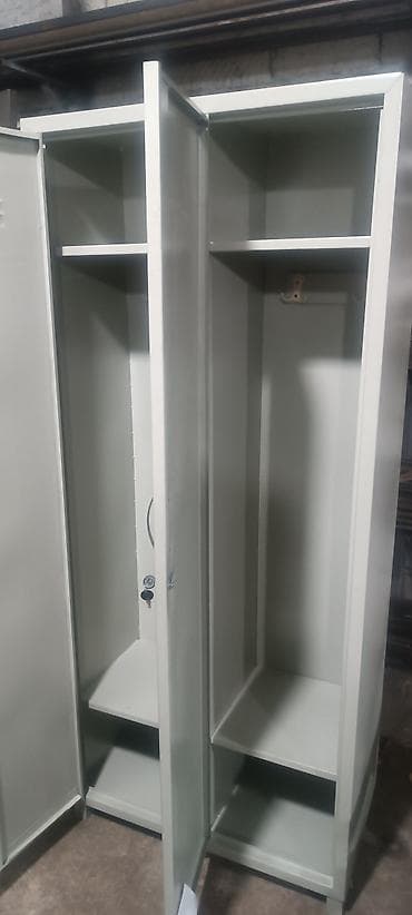 isqaf: Yeni, 2 qapılı, Boz, Dəmir, Açılan, Düz dolab — 9