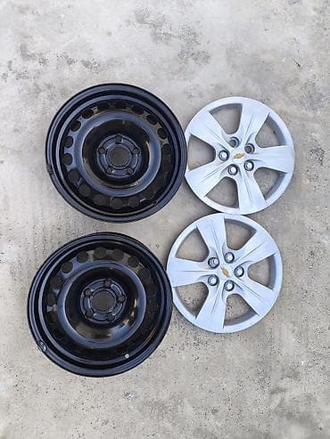 prius teker: Chevrolet üçün 2 ədəd polad disk və 2 ədəd orijinal “hubcap” (plastik — 1