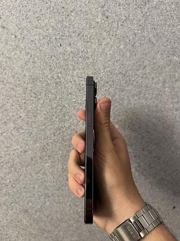 iphone 15 pro titanium: IPhone 14 Pro Max, 256 GB, Deep Purple, Simsiz şarj, Face ID, Sənədlərlə — 4