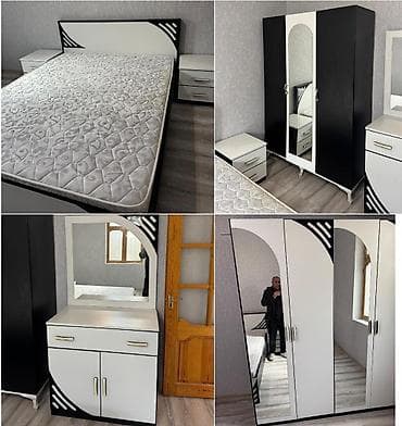 гардеробный шкаф: Yataq desti 2 eded dolab taxt, termo, 390azn Köç səbəbindən təcili — 1