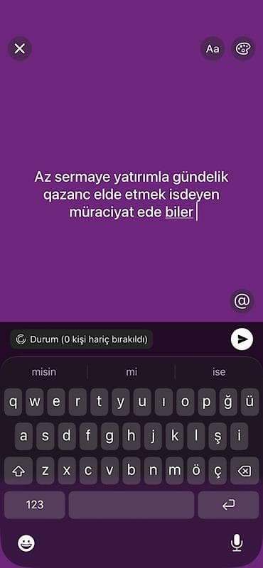 ten effekti nedir: Xidmət: Az sermayeylə gündəlik qazanc imkanı Təsvir: - Kiçik — 1