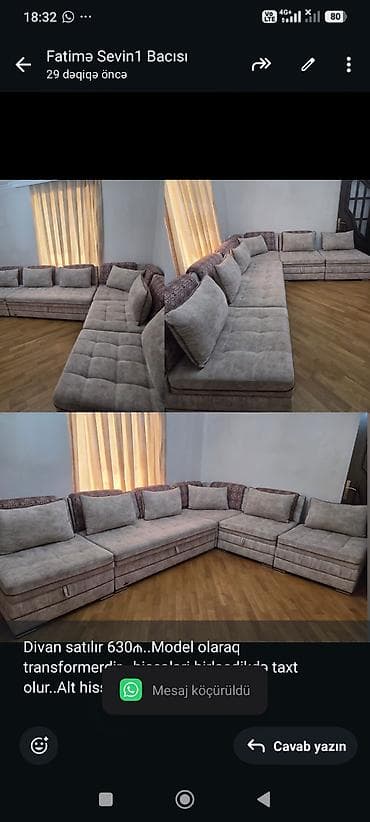 Divan satılır 630₼. Model olaraq transformerdir. hissələri lalafo.az -da Divan satılır 630₼. Model olaraq transformerdir. hissələri