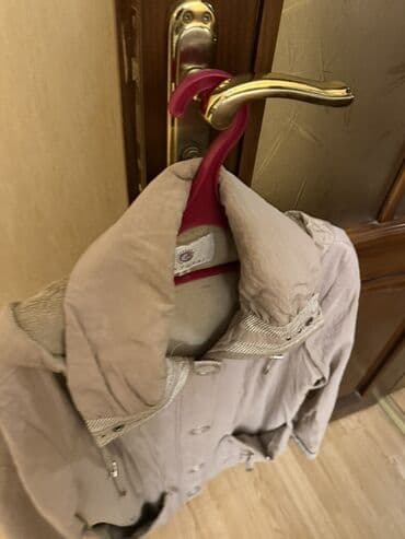 qaqa geyimi: Qadın gödəkçəsi – bej rəng, YIN TESAI - Uzunluğu orta, gündəlik və — 5