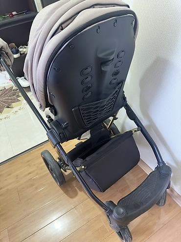 usaq xoncasi instagram: Uşaq arabası – bej rəngli, çoxfunksiyalı 2‑in‑1 komplekt happy baby — 4