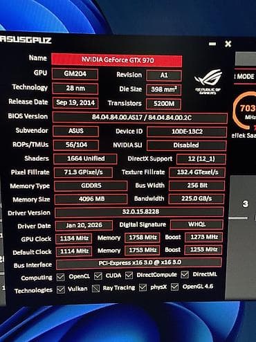 redmi 9 carbon grey: Videokart Asus GeForce GTX 970, 4 GB — 3