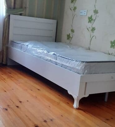 tek neferlik yataq mebeli: Yeni, Təknəfərlik çarpayı, Bazasız, Matras ilə, Siyirməsiz, Azərbaycan — 2
