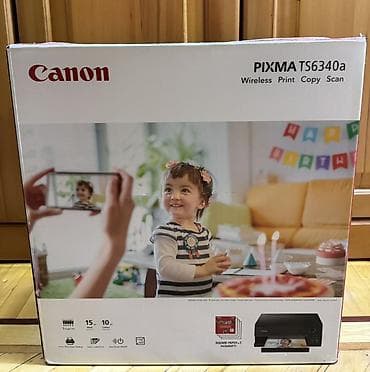 📌 Canon PIXMA TS6340 – Yeni, Qutusunda! Printer yenidir, işlənməyib