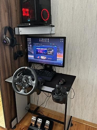 Logitech G923 Driving Force oyun sükan dəsti Salam sükan desti