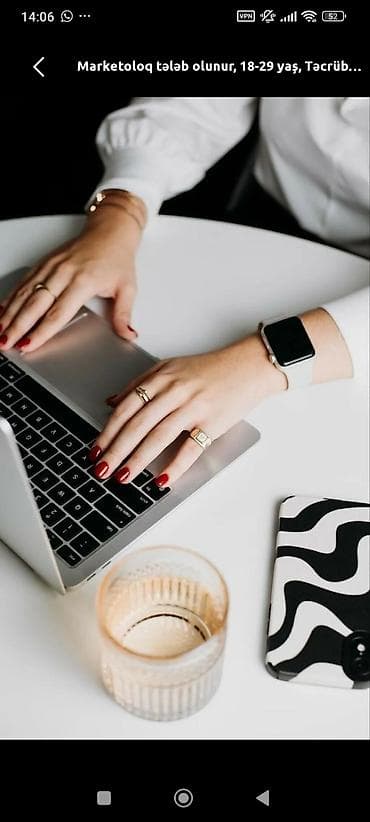 Marketoloq tələb olunur, 18-29 yaş, Təcrübəsiz