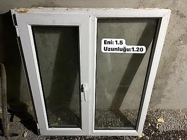 plastık pencere: Hamlsl bir yerdə 100 manat razmerləri usdədiPlastik pəncərə və mətbəx — 1