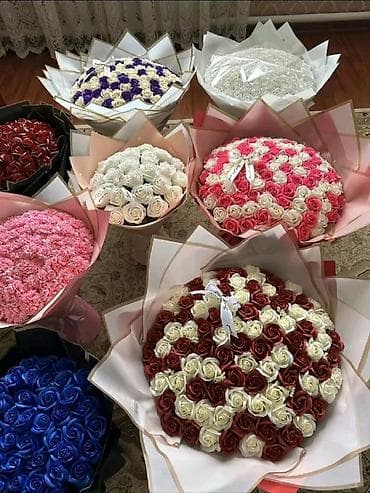gül ayı: Qanadli qanadsiz buketlər 15 sentiyabira Özəl şok qiymətlər yalniz — 3
