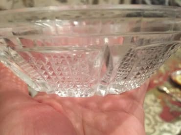 saxlama gabi: Konfet gabi 2 dene xrustal russiya gedmi diametri 14sm 10 cutu — 3