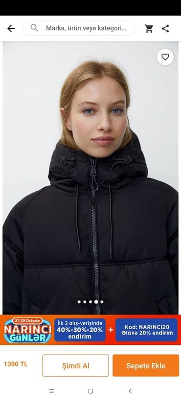 fosfor kurtka: Puxovik kurtka, PULL&BEAR, M — 2