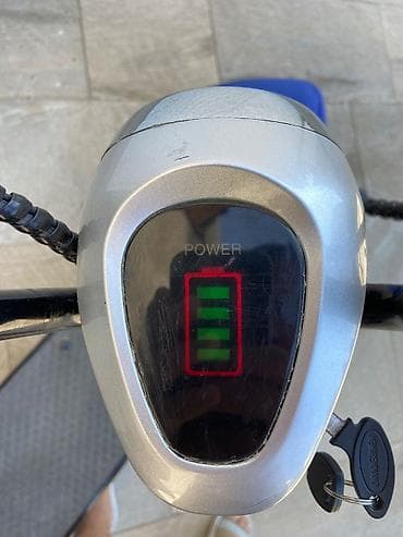 245 65 17: Elektrik skuter – citycoco tərzi, geniş təkərli - Rəng: mavi/qara — 4