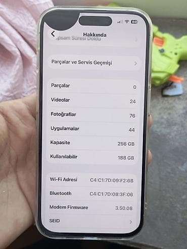 powerbank toptan satış: IPhone 15 Pro, 256 GB, Natural Titanium, Face ID — 3