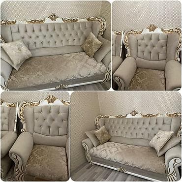 Klassik divan kreslo 500 azn.Az isdifade edilib.unvan masazir (Gülü) — 1