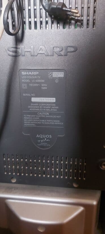 televizor sharp aquos: İşlənmiş Televizor Sharp Ünvandan götürmə — 1