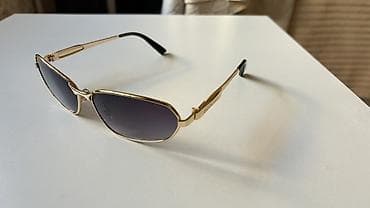 persol eynək: Balenciaga gün eynəyi - Metal çərçivə: qızılı rəng, incə və möhkəm — 2