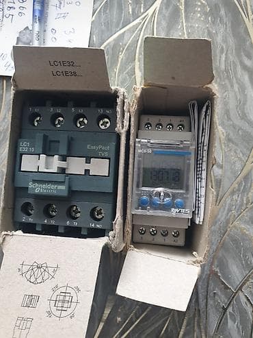 seyf qapi islenmis: Schneider Electric kontaktor + elektron taymer dəsti - Kontaktor — 1