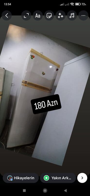 Audio: 2 qapılı Indesit Soyuducu Satılır, rəng - Ağ — 3