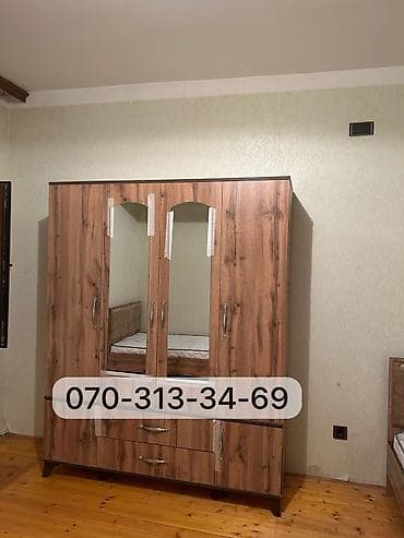 вешилка: 4 qapılı paltar dolabı - Ölçü: 160×200 sm - Rəng seçimi var - — 6