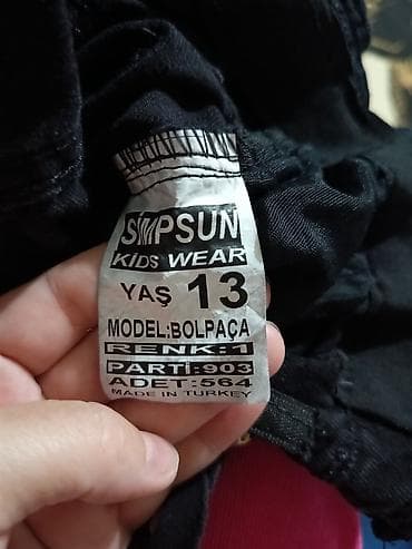 cins donlar: Məhsul: Uşaq cins şalvarı - Brend: Simpsun Kidswear - Mənşə: Türkiyə — 6