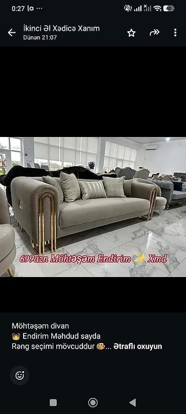 qubka: Möhtəşəm divan 👑 Endirim Məhdud sayda Rəng seçimi mövcuddur 🎨 28 — 5
