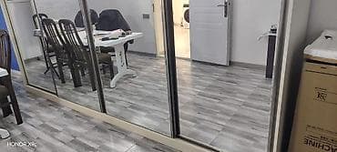 3 qapılı, Güzgülü, Bej, Digər material, Kupe, Düz dolab
