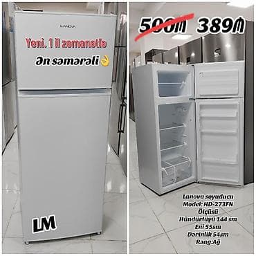 Elektronika: Lanova DeFrost soyuducu Model: HD-273FN Rəng: Ağ Ölçülər: - — 1
