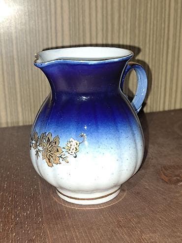 sud separatoru: Çay dəsti, rəng - Göy, Kobalt, 6 nəfərlik, SSRİ — 4