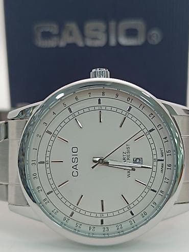 Сумки: Наручные часы, Casio, цвет - Голубой — 3