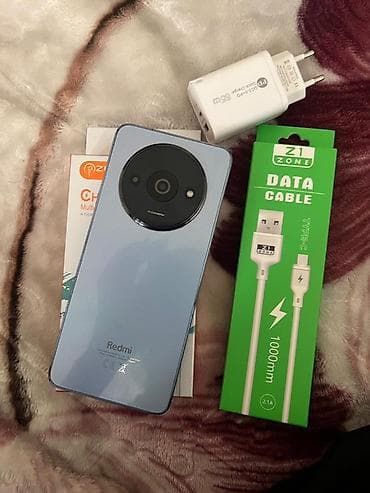 redmi 1: Redmi A3, 128 GB, rəng - Mavi, Barmaq izi, Face ID — 3