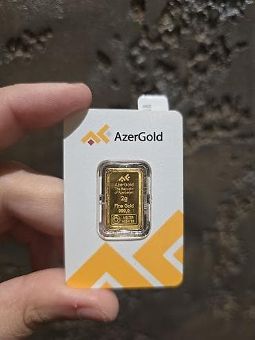 Azergoldun 999.9 eyyar vakumlu sertifikatli kulcesi. Qiymet sondu