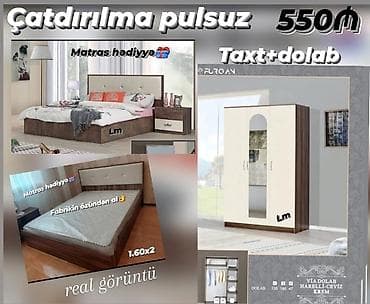 dolab sifarisi: *_dolab+ taxt_* _*fabri̇k i̇stehsali*_ qiymət : *550₼*👌 *dolab — 1