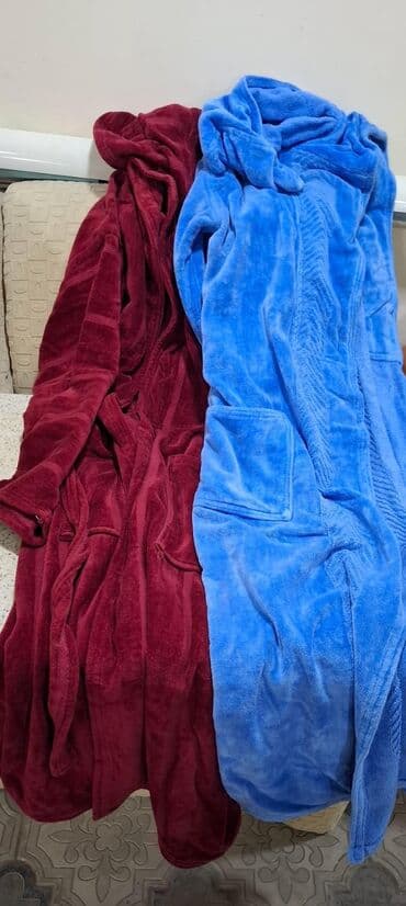 tek pencek: Uniseks hamam xalatları, yumşaq və rahat materialdan hazırlanmışdır — 4