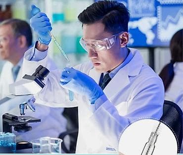 pipet: ﻿Şüşə pipet (pipetka) Laboratoriya üçün maye damcılayıcı. Şkalalı — 9