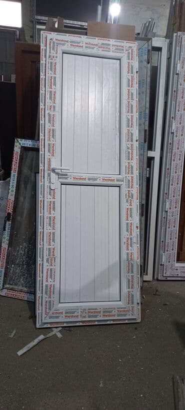 ucuz plastik qapi pencere: Yeni Plastik qapı 80x200 sm Zamok və çərçivə ilə, Zəmanətli, Pulsuz quraşdırma, Pulsuz çatdırılma — 19