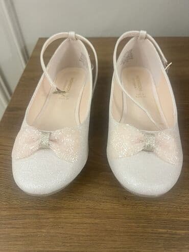 домашние женские тапочки балетки: Балетки, Размер: 34, цвет - Белый, Б/у — 4