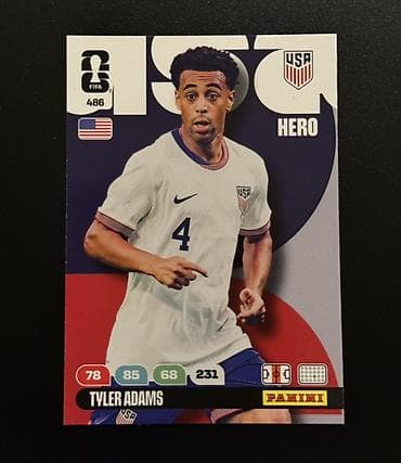 Tyler Adams 🇺🇸 Panini Adrenalyn XL FIFA World Cup 2026 kolleksiya kart — 1