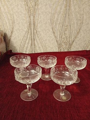 dondurma qablari: Qədəhlər, rəng - Narıncı, Şüşə — 2