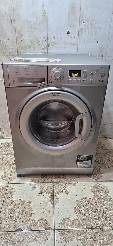 Məişət texnikası: Paltaryuyan maşın Hotpoint Ariston, 7 kq, İşlənmiş, Avtomat, Qurutma var, Ödənişli çatdırılma — 1