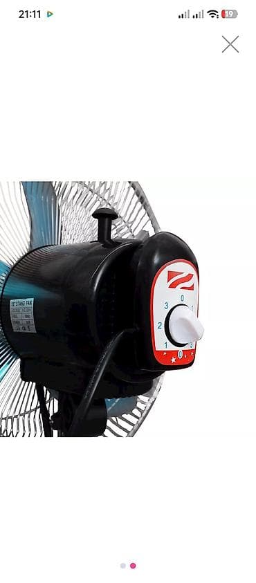 sulu ventilyator: Döşəmə tipli elektrik ventilyatoru Quicks firmasının - 5 qanadlı — 2