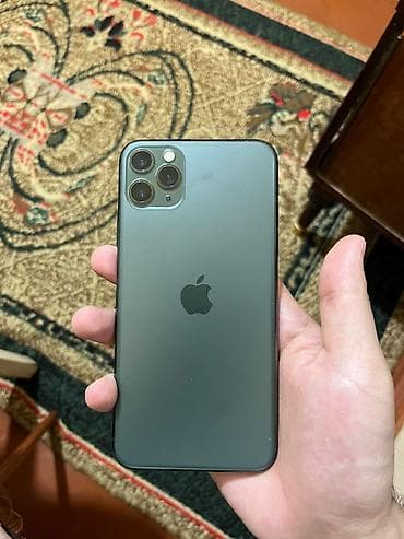 telfon satiwi: IPhone 11 Pro Max, Matte Midnight Green — 2