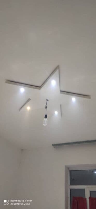 zal ucun alcipan fiqurları: Hər növ Alcipan işləri görülür. Düz sadə tavan. Ara kəsmə divar — 6