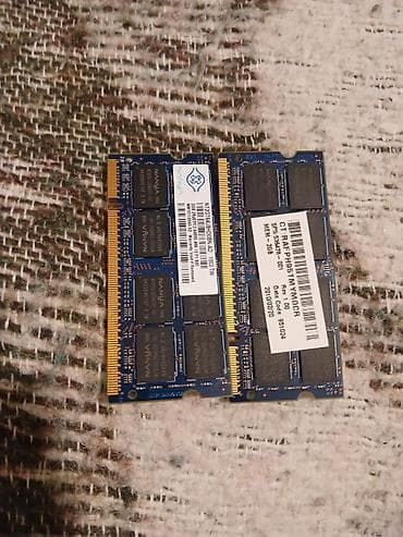 1 tb hard disk: Operativ yaddaş (RAM) 4 GB, 1333 Mhz, DDR3, Noutbuk üçün — 1