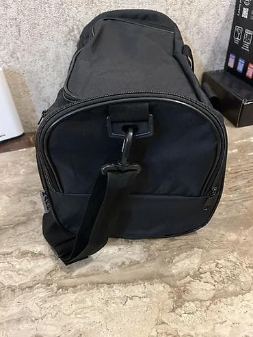 İdman və istirahət: Qara idman/səyahət çantası İstifade olunmayıb, trendyoldan alınıb — 2
