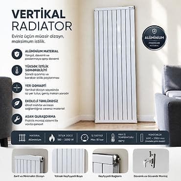 desmalar: Yeni Seksiyalı Radiator Alüminium, Pulsuz çatdırılma, Ödənişli quraşdırma, Zəmanətli, Kredit yoxdur — 9