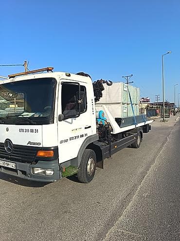 mini kran: Avtokrana malik evakuatorla yüklərin daşınması xidməti - Mercedes — 2