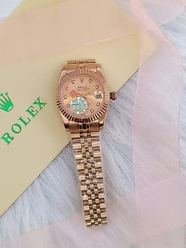 saat gence: Yeni, Qol saatı, Rolex, rəng - Qızılı — 2