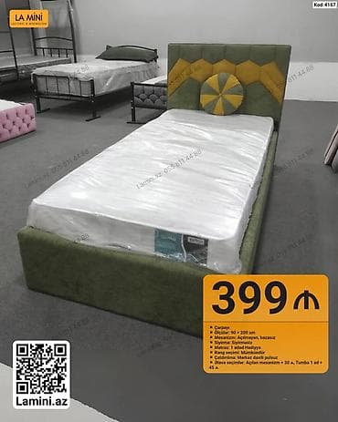 Tək nəfərlik çarpayılar – 90×200 sm Məhsul xüsusiyyətləri (hər model